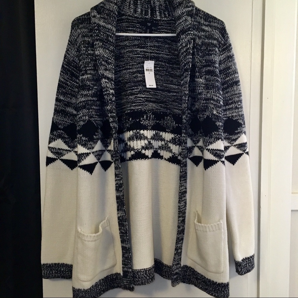 Gap Fair Isle Cardigan with Pockets